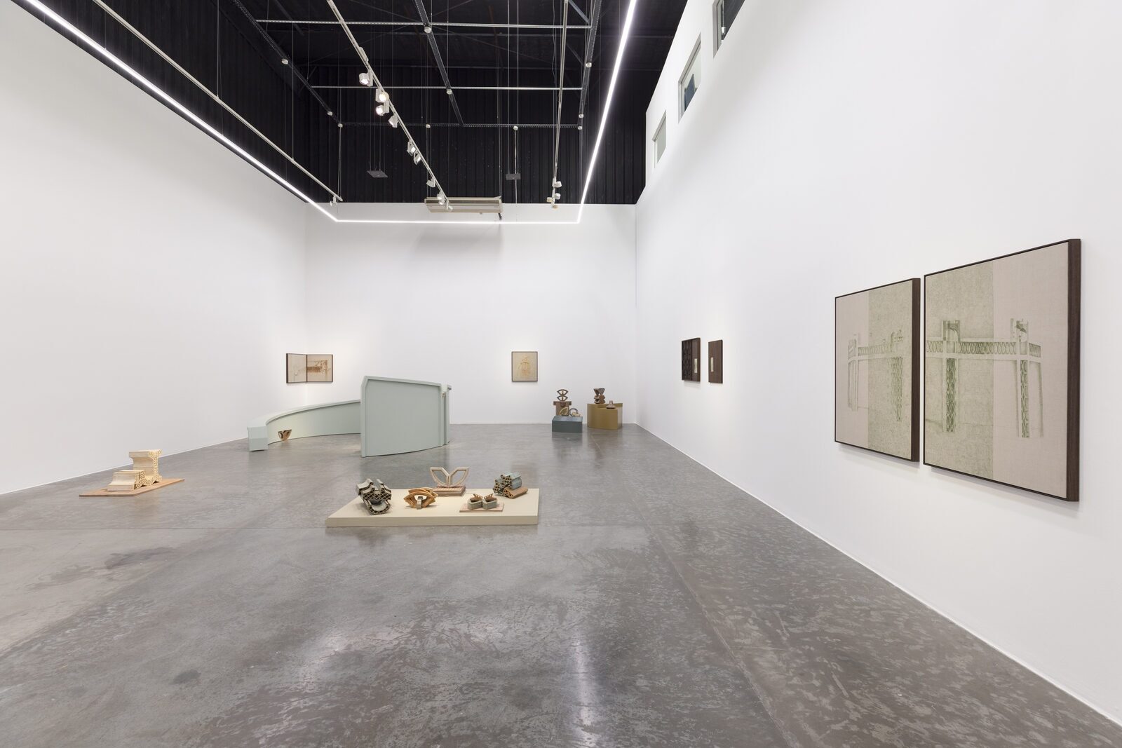 Installation view of Asma Belhamar at Green Art Gallery